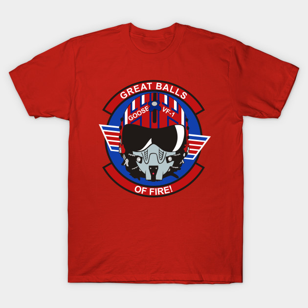 Goose Helmet - Top Gun - T-Shirt | TeePublic